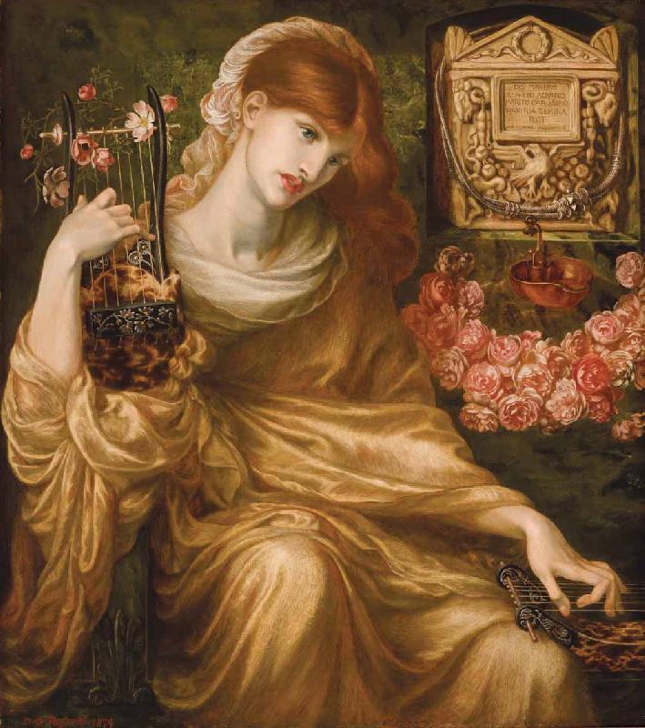 Dante Gabriel Rossetti La viuda romana oil painting image